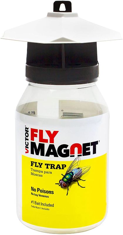 Photo 1 of 4 PACK - Victor M380 Fly Magnet Reusable Trap with Bait, 1 Pack