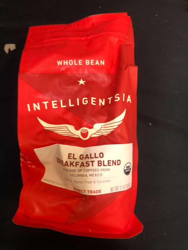 Photo 2 of Intelligentsia Organic El Gallo Breakfast Blend Coffee 12 oz. Bag exp- 08/22/21