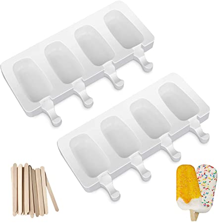 Photo 1 of 2 pack silicone popsicle molds 