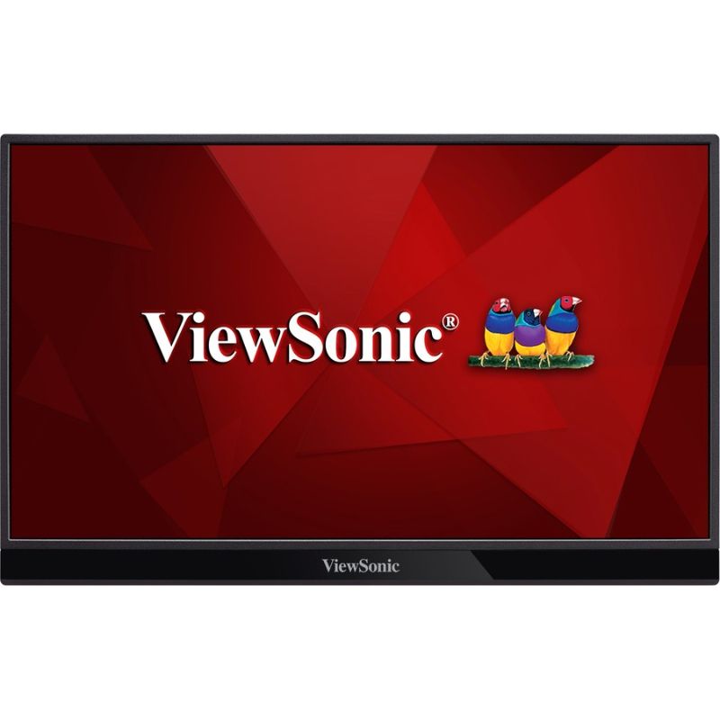 Photo 1 of Viewsonic VG1655 15.6 Inch Full HD LED LCD Monitor - 16:9 - Silver--TURN ON works well---
