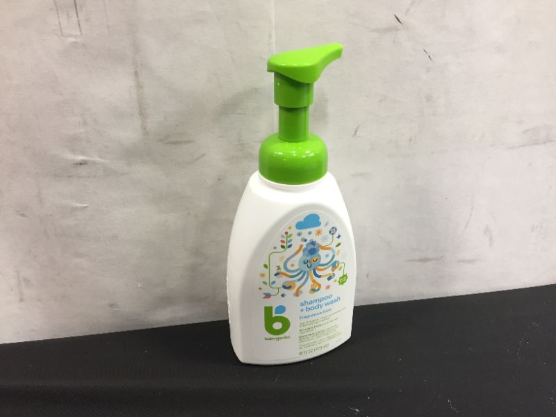 Photo 1 of Babyganics Foaming Shampoo and Body Wash, Fragrance Free, 16 Ounce, Package may vary
