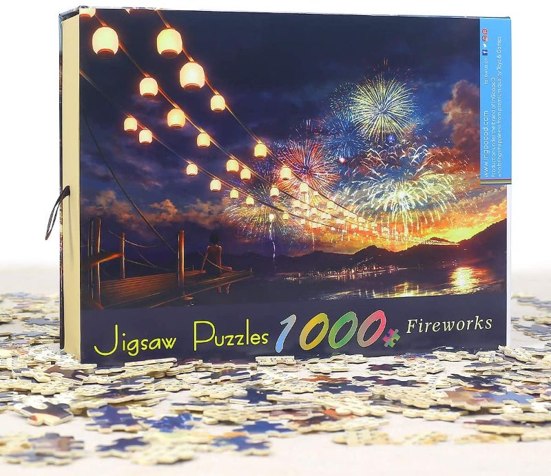 Photo 1 of Ingooood Fantasy Series- Sky Fireworks_IG-0046- Jigsaw Puzzles 1000 Pieces Entertainment Toys for Adult Special Graduation or Birthday Gift Home Decor
