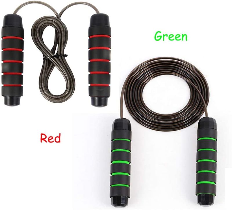 Photo 1 of 2 Pack Jump Rope?workout skipping Exercise?fitness?jumping rope ?for adults?Women Men Kids?With hair tie
