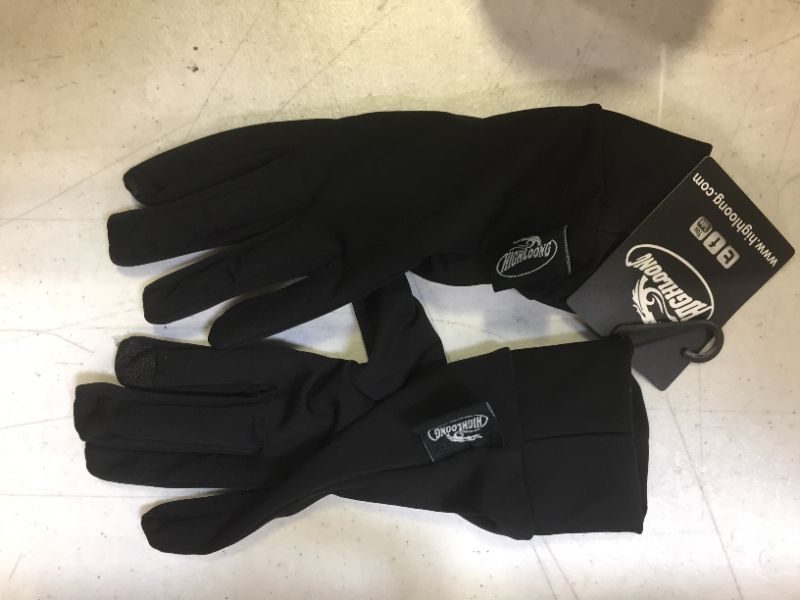 Photo 2 of Compression Lightweight Sport Running Gloves Liner Gloves- Black - Men & Women SIZE LARGE
