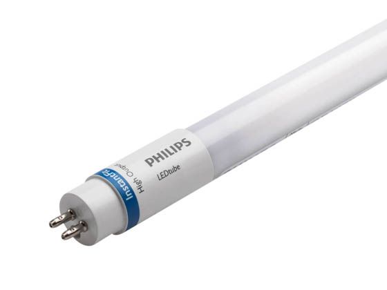 Photo 1 of 54-Watt Equivalent 46in. Linear T5 InstantFit LED Tube Light Bulb Daylight (5000K)
