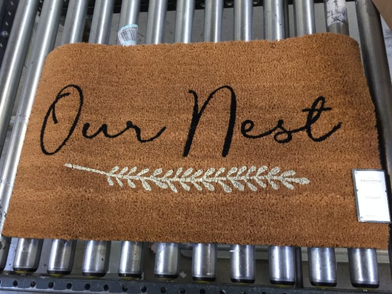 Photo 2 of 1'6"x2'6" Our Nest Doormat Natural - Threshold™

