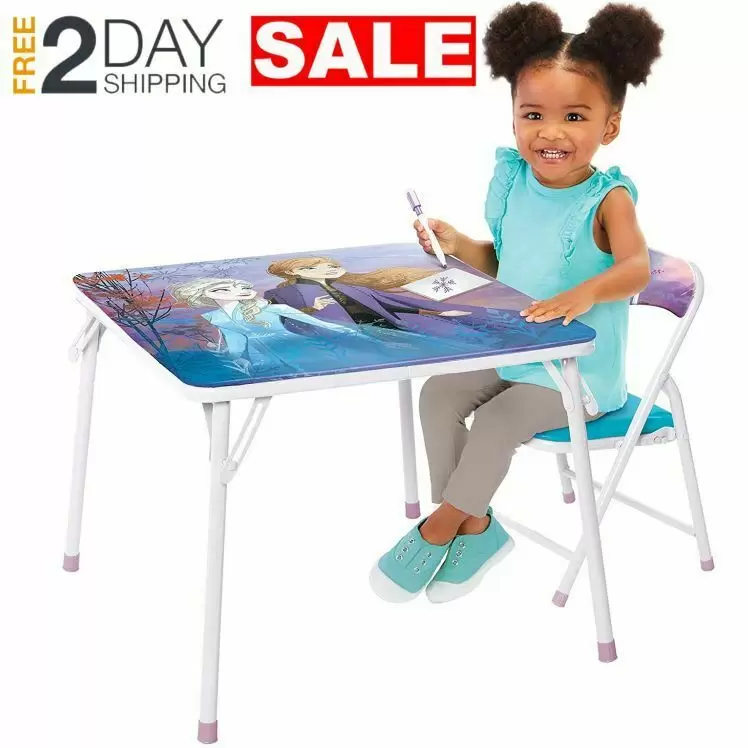 Photo 1 of  Disney Frozen 2 Kids Table & Chair Set, Junior Table For Toddlers Ages 2-5 Years