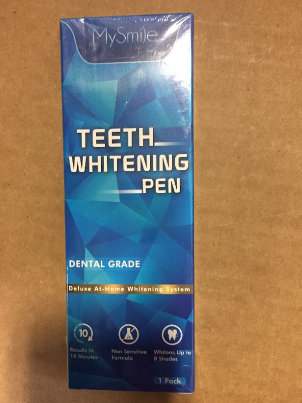 Photo 2 of ***BRAND NEW FACTORY SEALED*** MySmile Teeth Whitening Pen for Sensitive Teeth, Fast Result Teeth Whitening Pen with 35% Carbamide Peroxide Teeth Whitening Gel, Whitening Gel Refill Teeth Whitening Gel, Helps Remove Year Stains (Pack of 1) )
