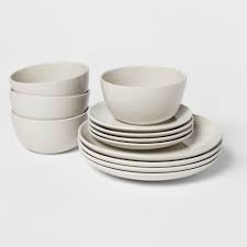 Photo 1 of 12pc Stoneware Avesta Dinnerware Set - Project 62™
