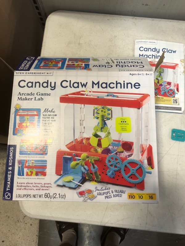 Photo 1 of Thames & Kosmos Candy Claw Machine Kit in Red at Nordstrom