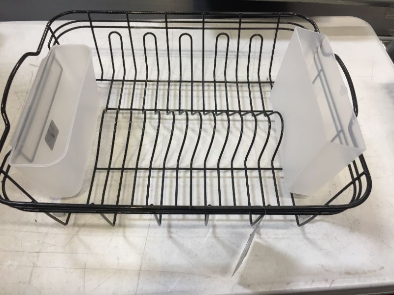 Photo 3 of 14.1" x 6.4" x 17.9" Steel Dish Drainer Black - Threshold™
