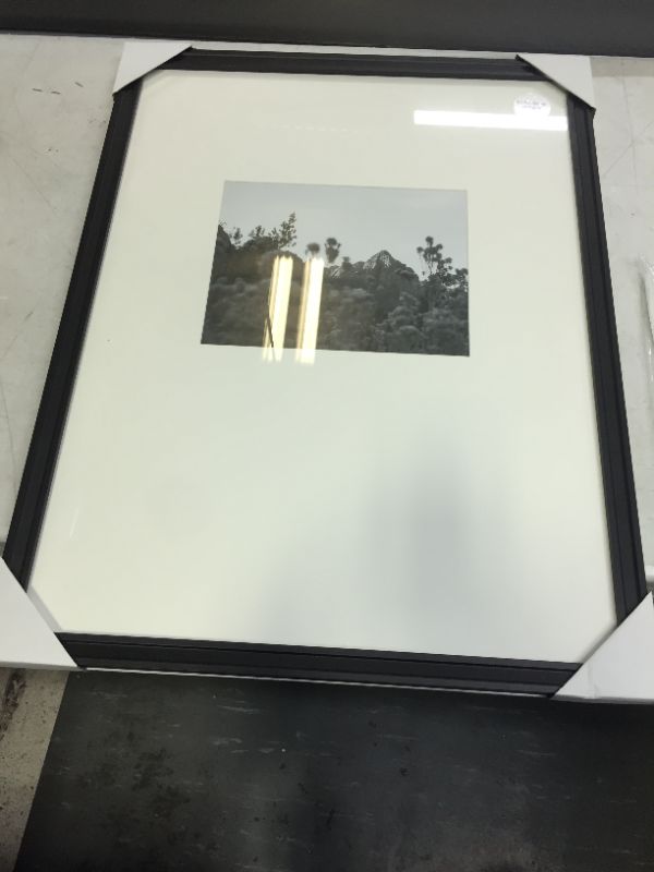 Photo 2 of 18" x 24" Matted to 8" x 10" Gallery Single Image Frame Black - Threshold™ designed with Studio McGee
