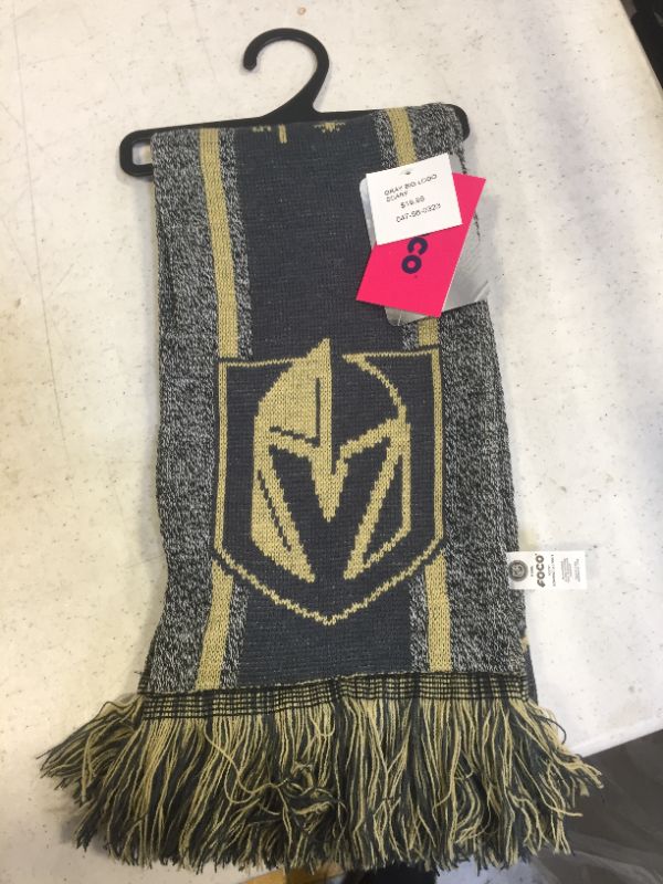 Photo 2 of NHL Vegas Golden Knights Gray Big Logo Scarf
