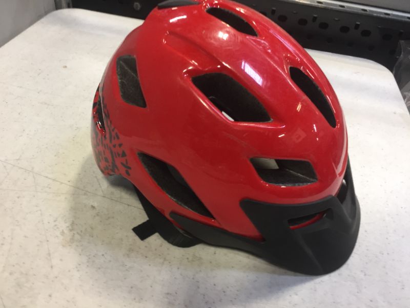 Photo 1 of childrens helmet -- color red 