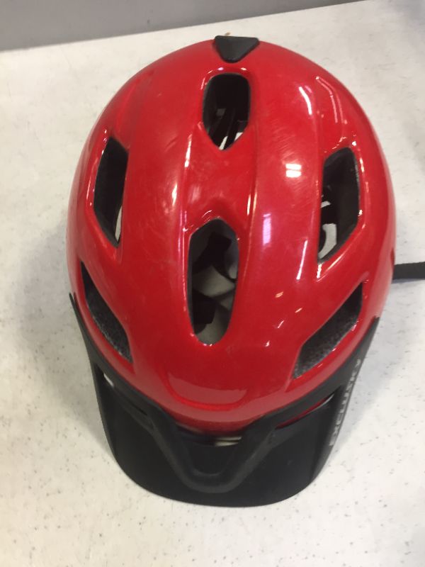 Photo 3 of childrens helmet -- color red 