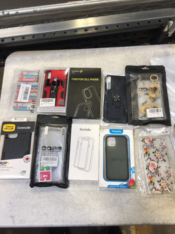 Photo 1 of 10 PK Assorted miscellaneous phone cases various models 