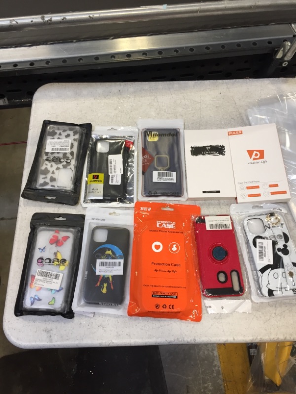 Photo 1 of 10 PK Assorted miscellaneous phone cases various models 