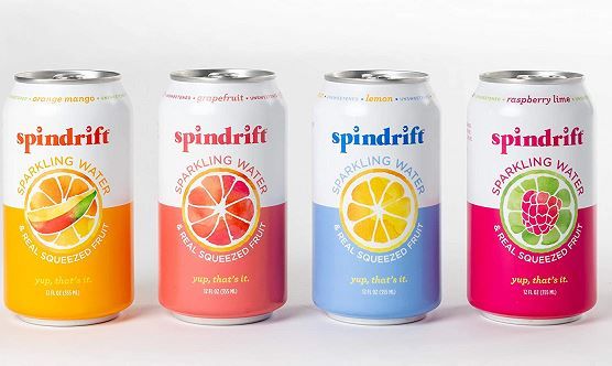 Photo 1 of 20 PK Spindrift Sparkling Water, Made with Real Squeezed Fruit, 12 Fl Oz Cans
