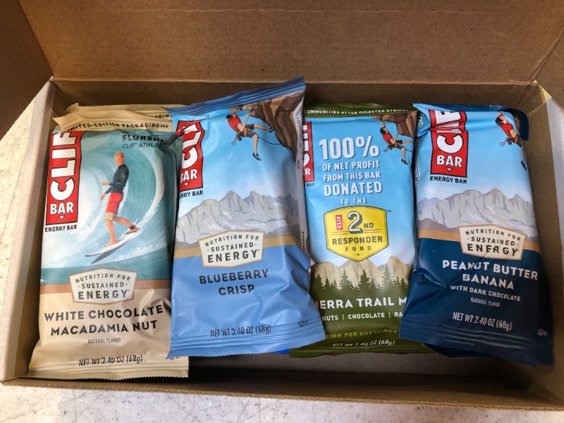 Photo 2 of Clif Bar - Energy Bars - Best Sellers Variety Pack - 2.4 Ounce Protein Bars, 16--best by Jan 2022