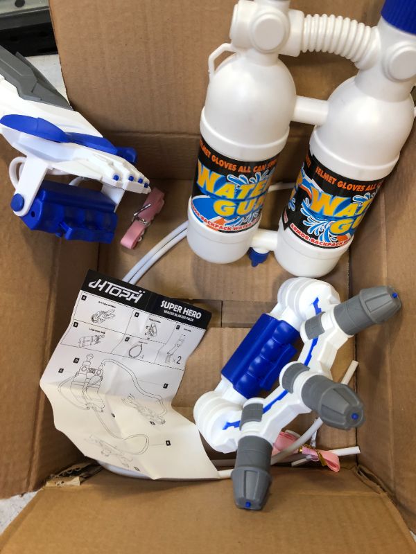 Photo 1 of hand  water blaster pack color blue and white 