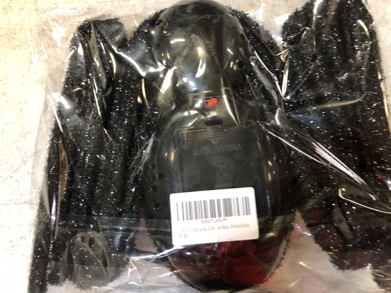 Photo 1 of AUFUJO Halloween Spider Decorations Giant Spider Glow, Scary Fake Hairy Spiders Props for Indoor Outdoor Scary Haunted House Yard Halloween Decor Party Supplies Black, 50 Inch/125cm
