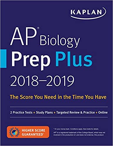 Photo 2 of AP Biology Prep Plus 2018-2019: 2 Practice Tests + Study Plans + Targeted Review & Practice + Online (Kaplan Test Prep)