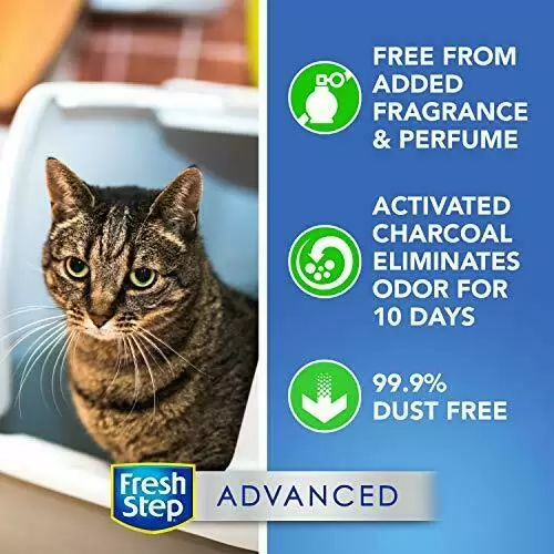 Photo 1 of  Cat Litter With Activated Charcoal & Natural Odor Control - Unscented, 18.5 Lb,