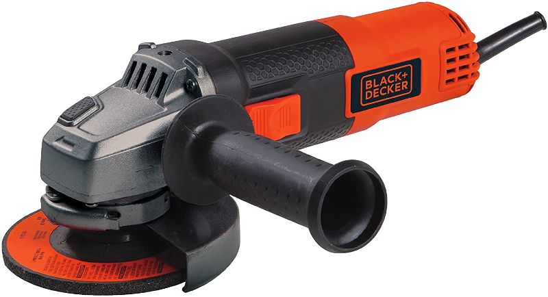 Photo 1 of BLACK+DECKER Angle Grinder Tool, 4-1/2-Inch, 6 Amp (BDEG400)
