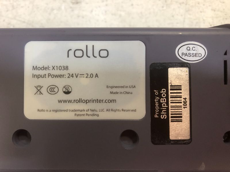 Photo 4 of ROLLO Shipping Label Printer - Commercial Grade Direct Thermal High Speed Shipping Printer – Compatible with ShipStation, Etsy, Ebay, Amazon - Barcode Printer - 4x6 Printer
