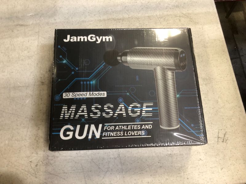 Photo 2 of Muscle Massage Gun Deep Tissue for Athletes, Percussion Electric Massagers for Neck Back, Shoulder Body Pain Relief, 30 Speeds Quiet Handheld Massager, LCD Touch Screen with 10 Heads