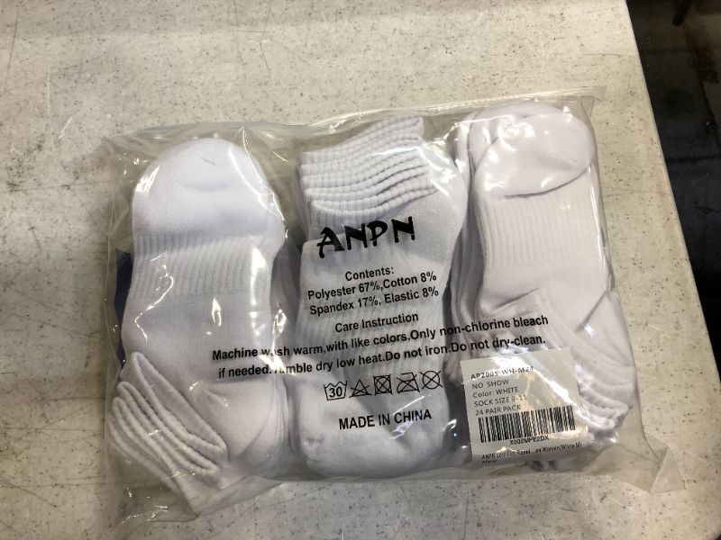 Photo 1 of ANPN Low Cut Running Socks Flat Thin Breathable Bulk Value Pack Wholesale Unisex for Men and Women