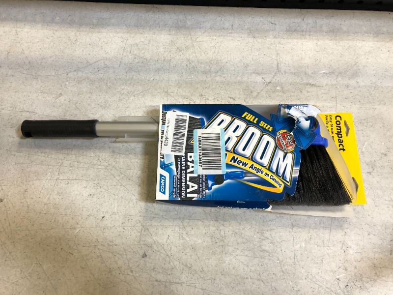 Photo 2 of Camco RV Adjustable Broom and Dustpan | Features a Telescoping Broom Handle from 24" to 52" | Ideal for RV, Marine & Home Use (43623)
