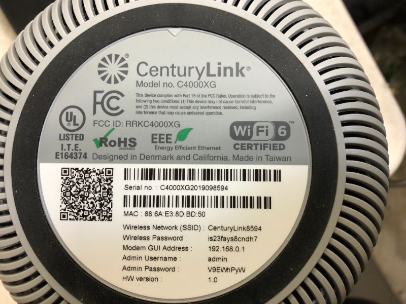 Photo 4 of CENTURYLINK Greenwave C4000XG
