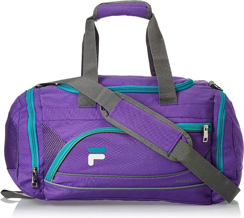 Photo 1 of Fila Sprinter 19" Sport Duffel Bag, Purple/Teal