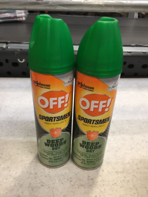 Photo 2 of Deep Woods Bug Spray & Mosquito Repellent, DryTouch Technology, Long Lasting Protection 4 oz. (Pack of 2)