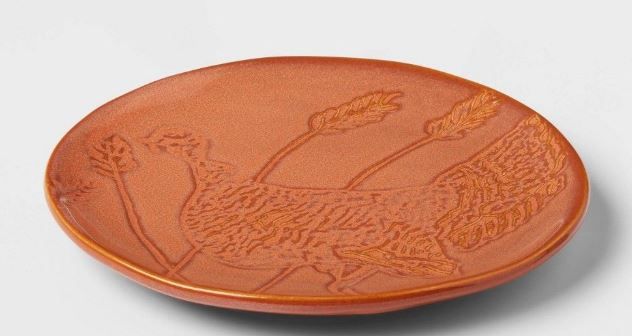 Photo 1 of 5X 6" Stoneware Turkey Dessert Plate - Threshold™ in 2021 | Fall tableware, Turkey desserts, Tableware