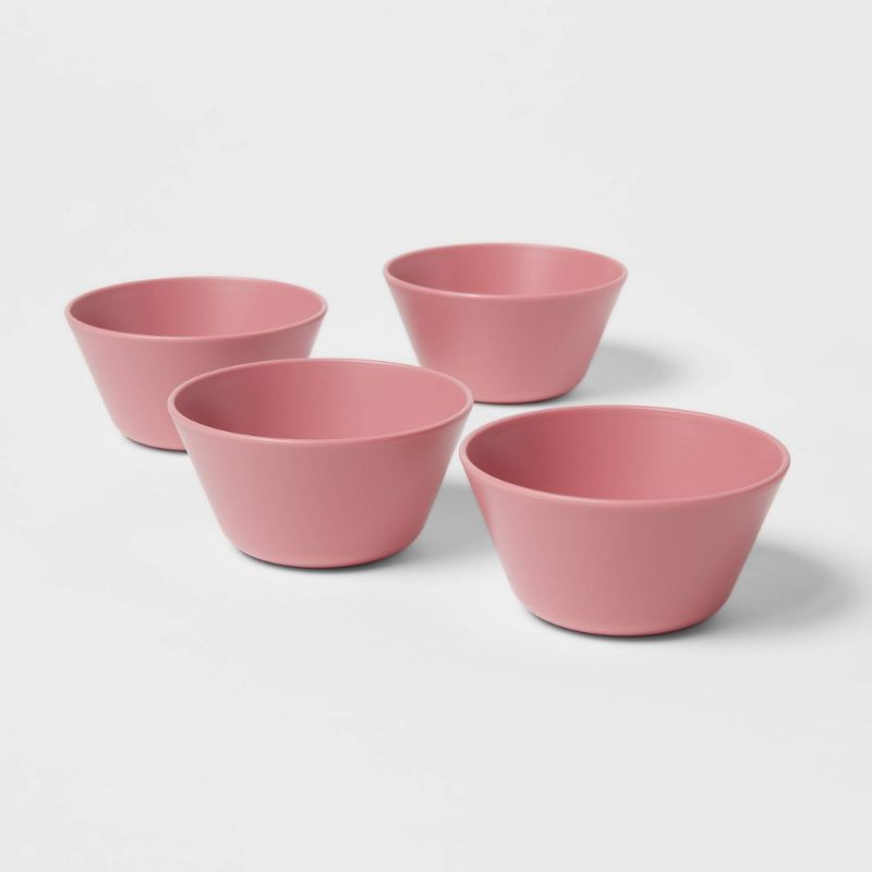 Photo 1 of 7oz 4pk Plastic Mini Bowls - Room Essentials™ 
