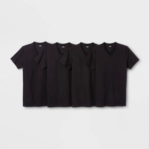 Photo 1 of Men's Short Sleeve 4pk V-Neck T-Shirt - Goodfellow & Co™ XL
