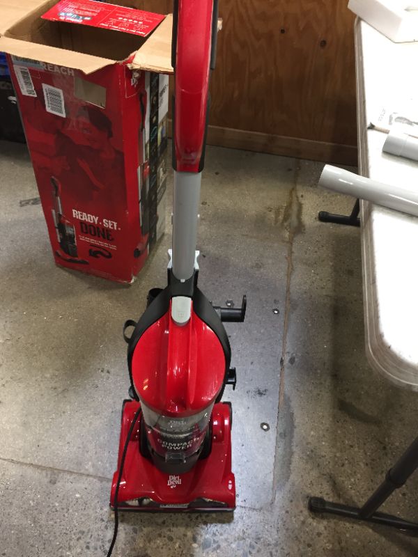 Photo 4 of Dirt Devil Endura Reach Bagless Upright Vacuum Cleaner, UD20124, Red