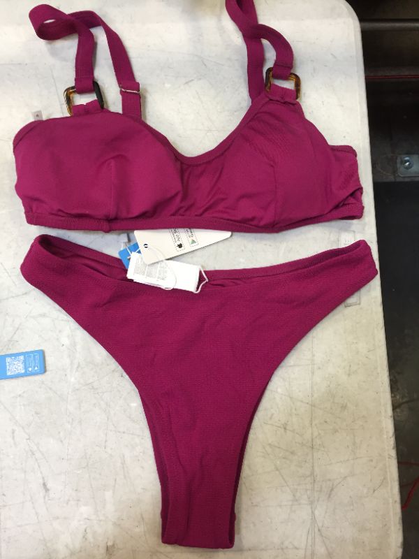 Photo 1 of Maroon 2 Pc Bikini Size M