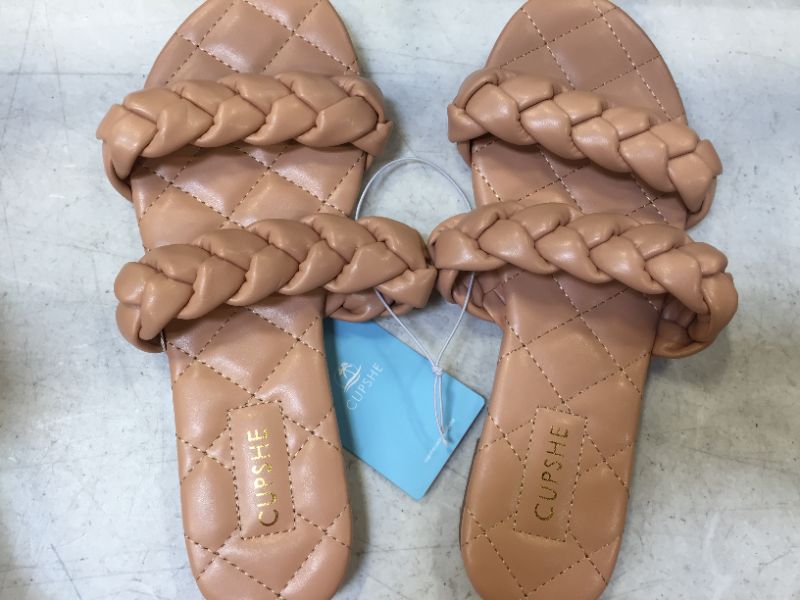 Photo 1 of Chai Double Braid Strap Slide Sandals Size 9