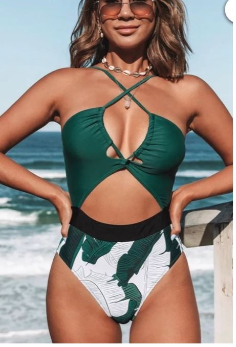 Photo 1 of CUPSHE Cutout One Piece Swimsuit Size M