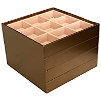 Photo 1 of ABO Gear Stackable Jewelry Box Jewelry Organizer Jewelry Trays - Set of 4 - Bronze