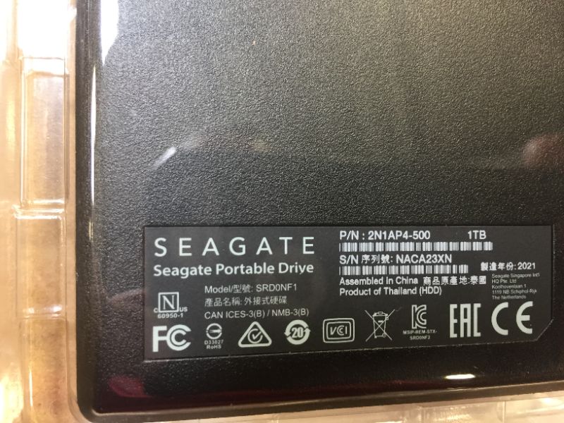 Photo 1 of Seagate Portable 1TB External Hard Drive HDD USB PC Laptop Mac High Quality