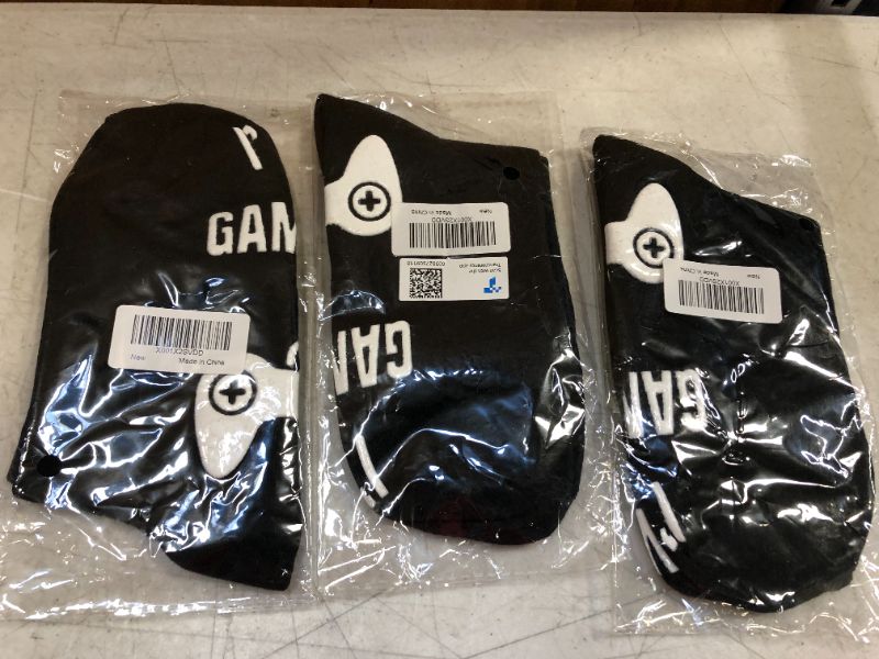 Photo 1 of Funny Do Not Disturb I'm Gaming Socks NON SLIP Video Game 3pack 