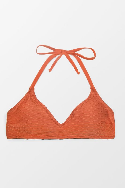 Photo 1 of Eloise Textured Halter Bikini Top Size S