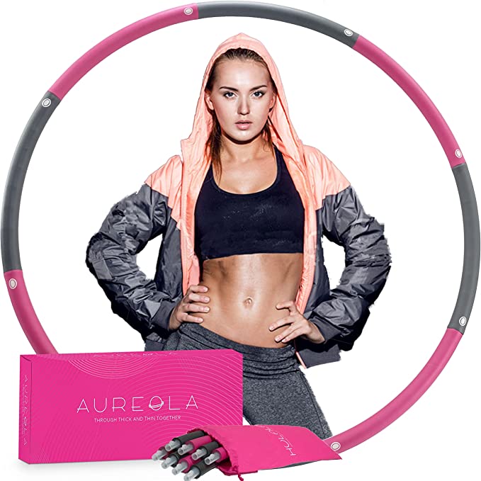 Photo 1 of AUREOLA Hula Hoops for Adults Weight Loss, Holahoops for Fitness, Exercise Hoola Hoop for Adults Weight Loss, Weighted Hoola Hoop for Adults, Tik Tok Hula Hoop