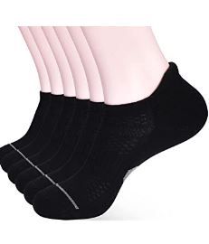 Photo 1 of Corlap Ankle Athletic Running Socks With Cushioned 6 Pack Low Cut Tab Sports Socks for Men and Women