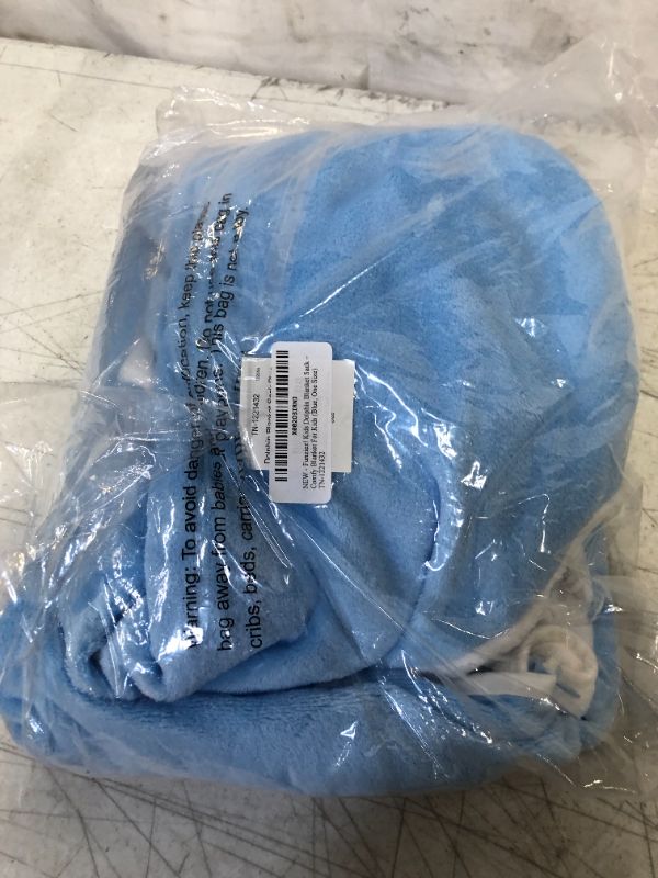 Photo 1 of FUNZIEZ! Kids Dolphin Blanket Sack - Comfy Blanket for Kids (Blue, One Size