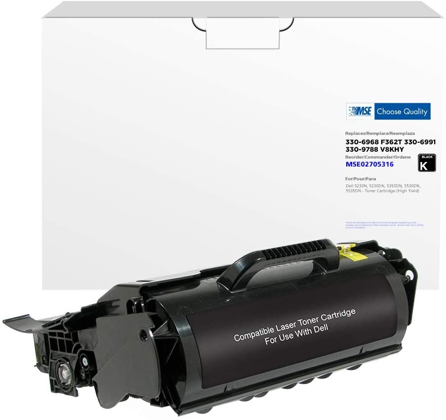 Photo 1 of MSE Brand Remanufactured Toner Cartridge Replacement for Dell 5230/5350/5530/5535 | Black | High Yield
